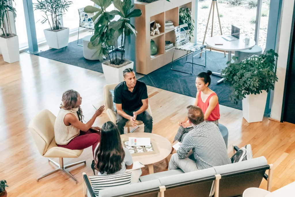 Creative strategy workshop in progress